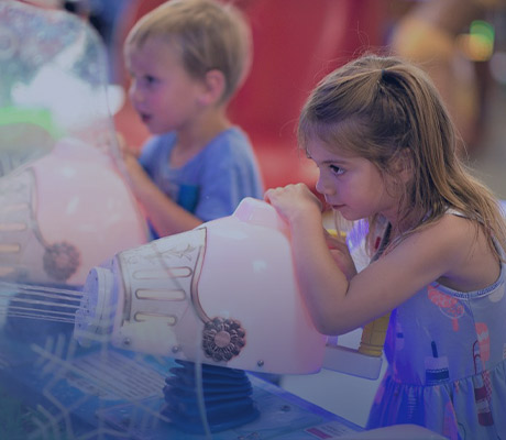 kids in an arcade